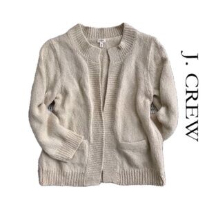 NWOT {J. Crew} Cozy Open-front Knit Cardigan, Size Medium